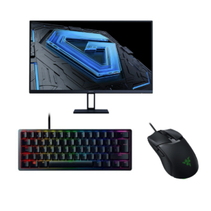 Combo Gaming Xiaomi 27" 165Hz + Mouse y Teclado Razer