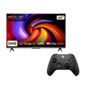 Combo TV iFFALCON 43″ + Control XBOX Inalámbrico Negro