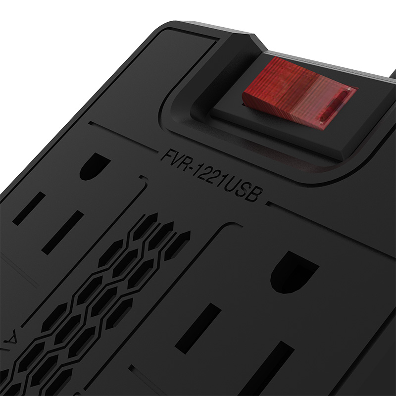 Regulador de Voltaje Forza FVR-1221USB 1200VA - Imagen 7
