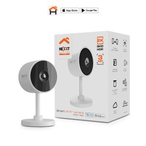 Nexxt NHC-IF10 cámara Wi-Fi interior | Resolución 2K QHD de 3 MP | Visión nocturna para supervisión interior