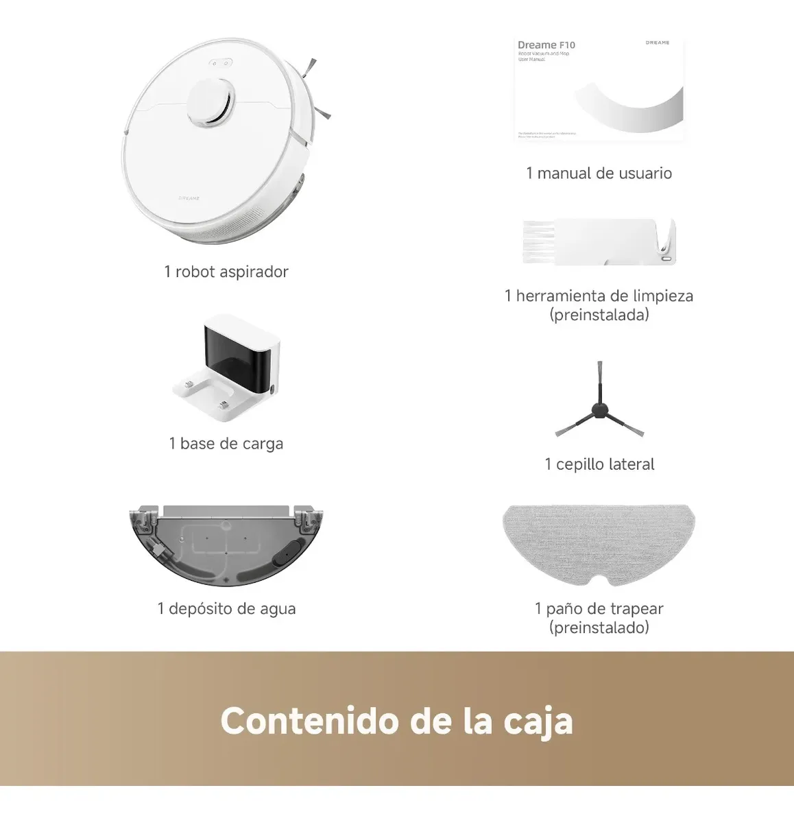 Robot aspiradora Dreame D15 blanca - Imagen 3