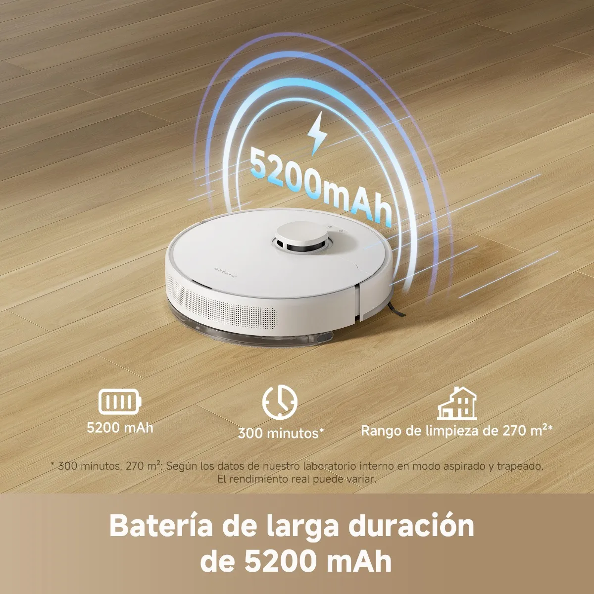 Robot aspiradora Dreame D15 blanca - Imagen 5