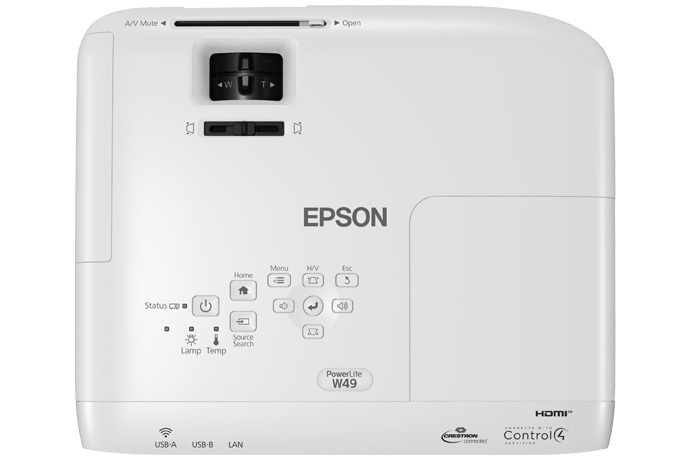 Epson PowerLite W49 Proyector WXGA | 3800 Lúmenes - Imagen 3