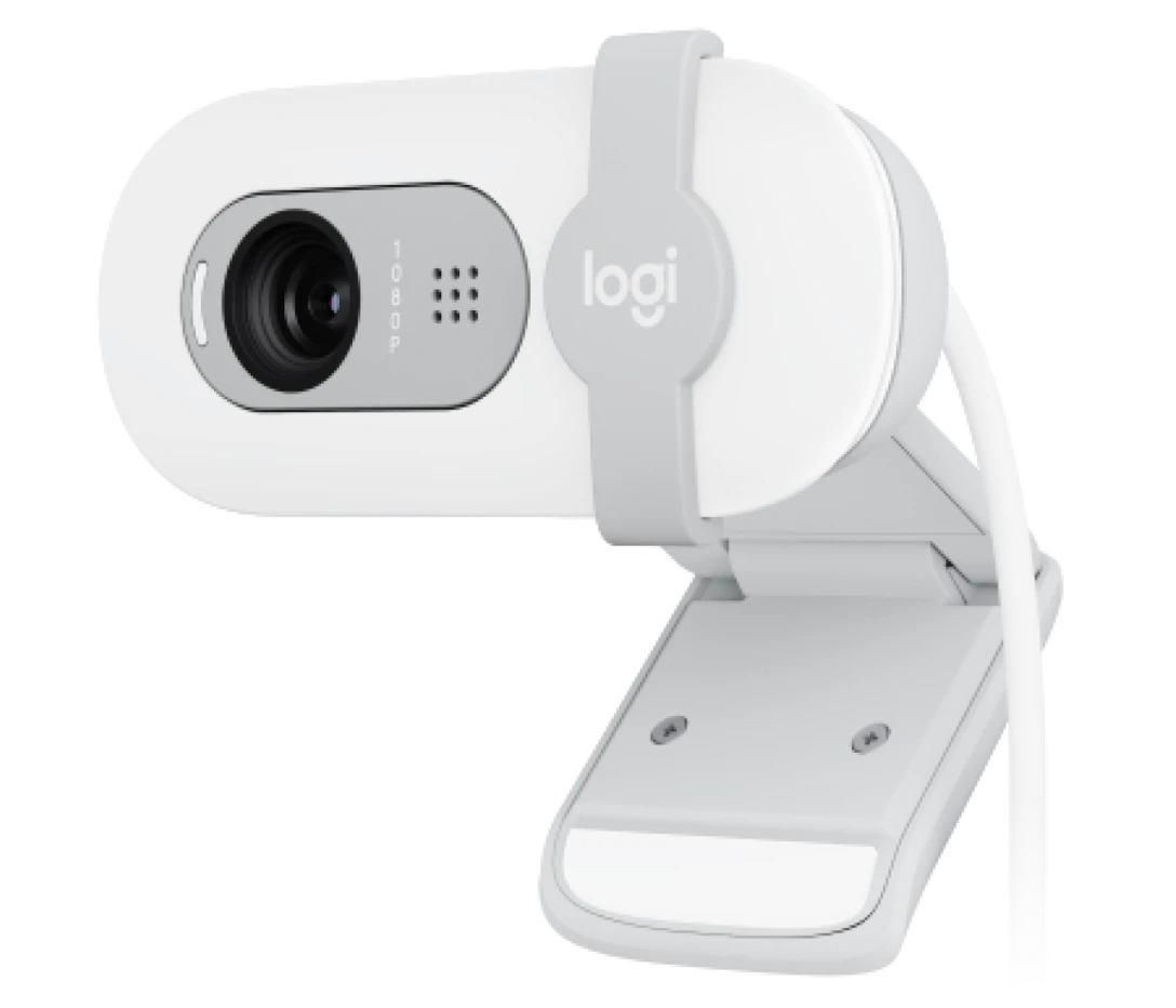 Combo Logitech MK235 gris + cámara Brio 100 Off-White - Imagen 3