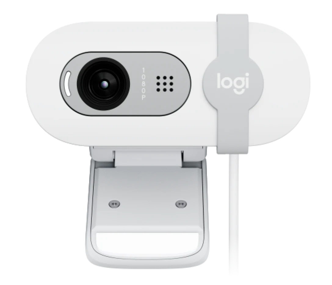 Combo Logitech MK235 gris + cámara Brio 100 Off-White - Imagen 2