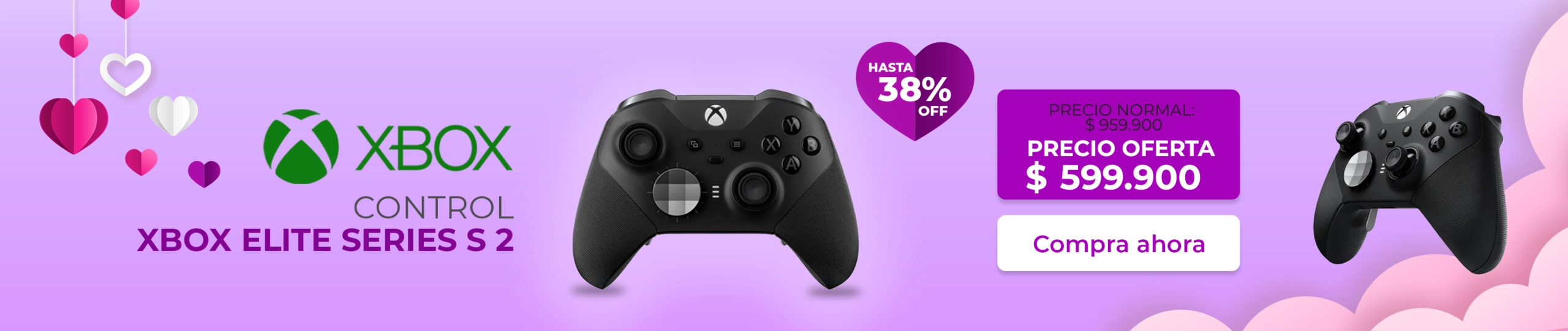 Control Xbox Elite Series 2 Core color negro para consola y PC